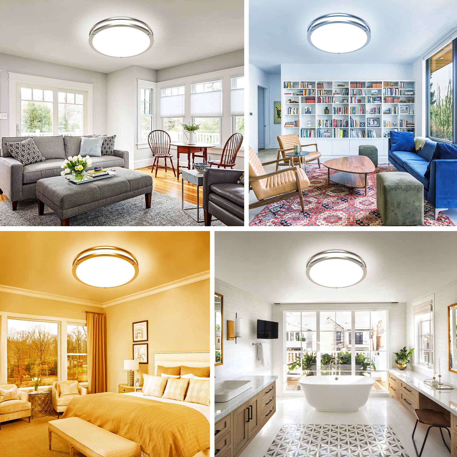 Libtit energy-saving LED ceiling light reduces consumption while delivering steady brightness.