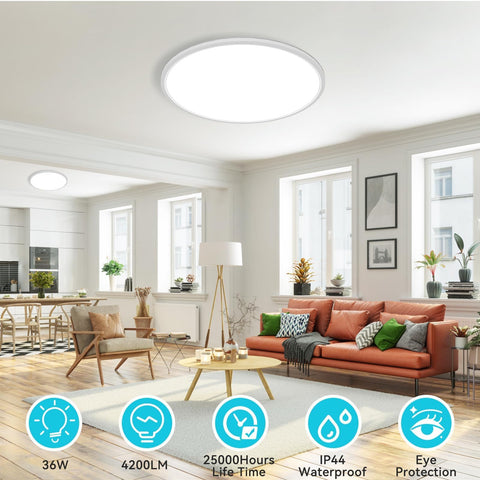 Libtit fire-resistant shell highlights safe, durable ceiling lighting.