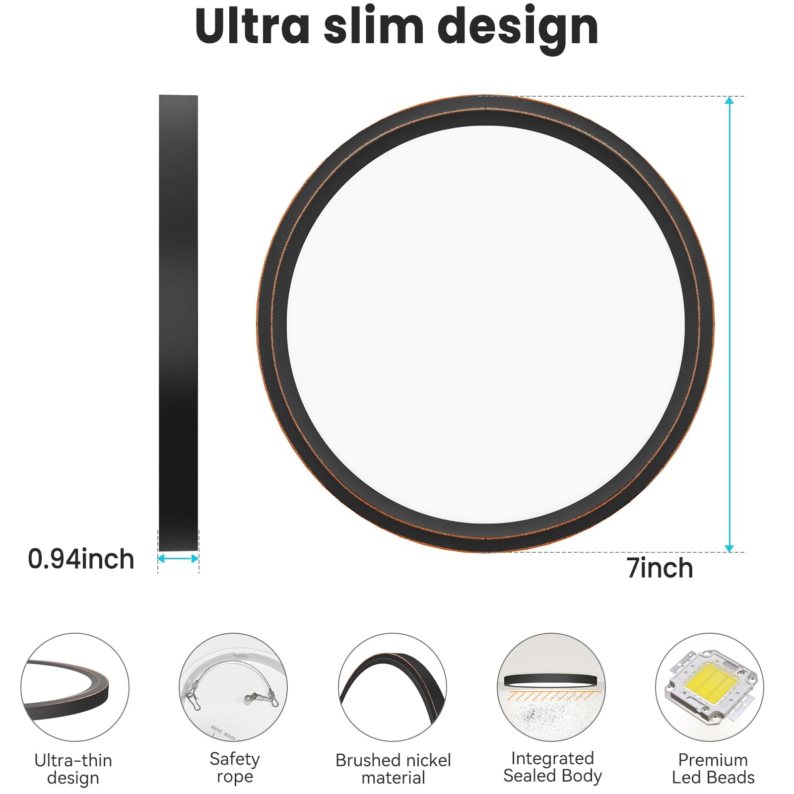 Libtit safe, ETL-listed fixture provides reliable protection and short circuit safeguards.