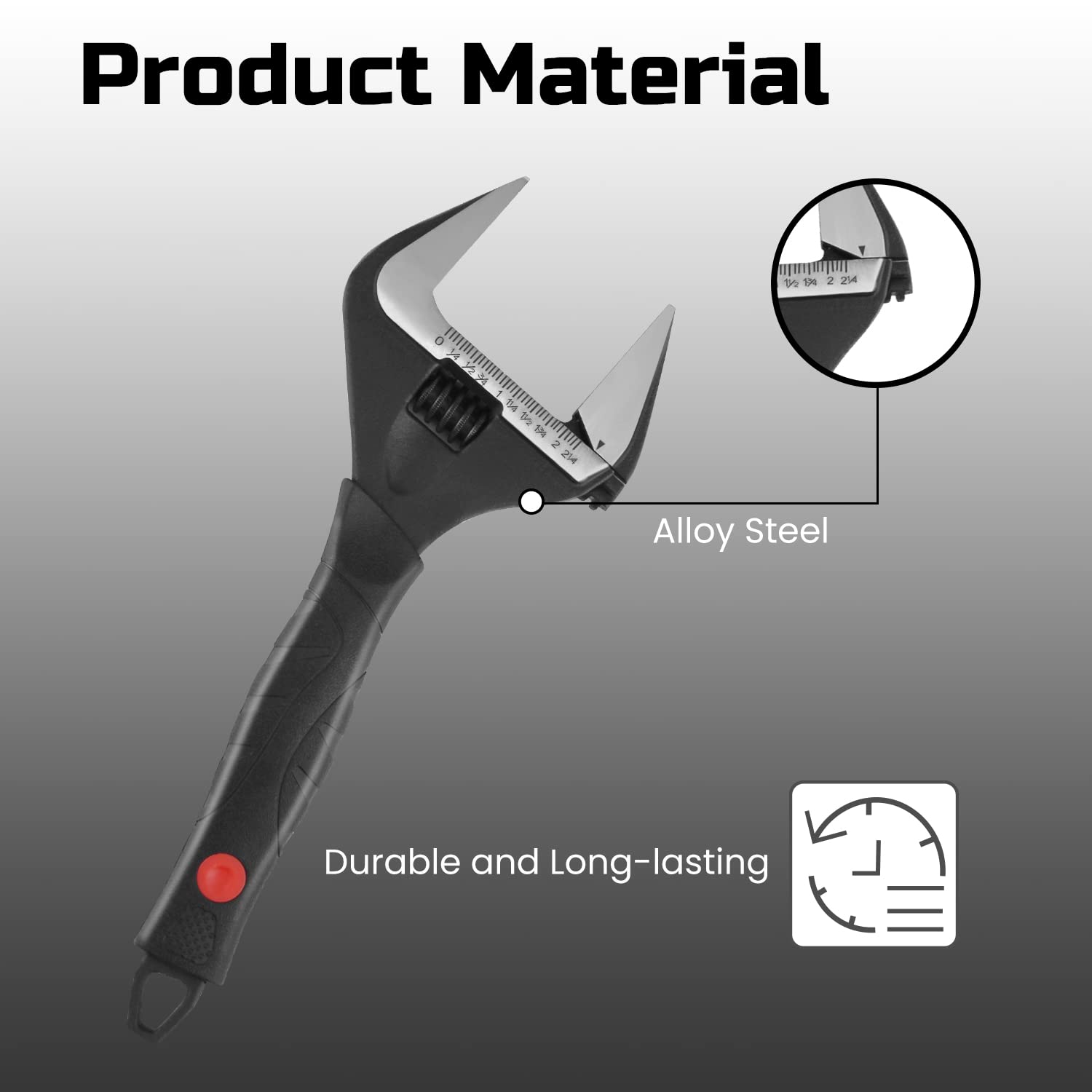 Lichamp 12-inch stubby wrench ideal for tight spaces.