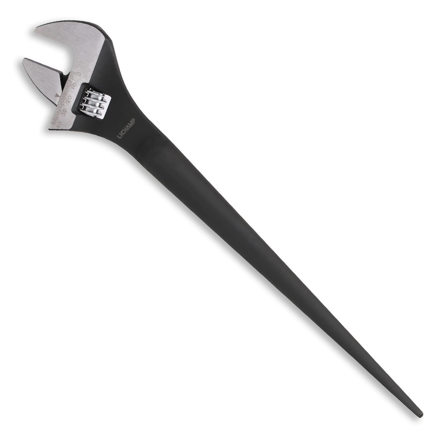 Lichamp 16-inch spud wrench for iron work enables precise hole alignment during setup