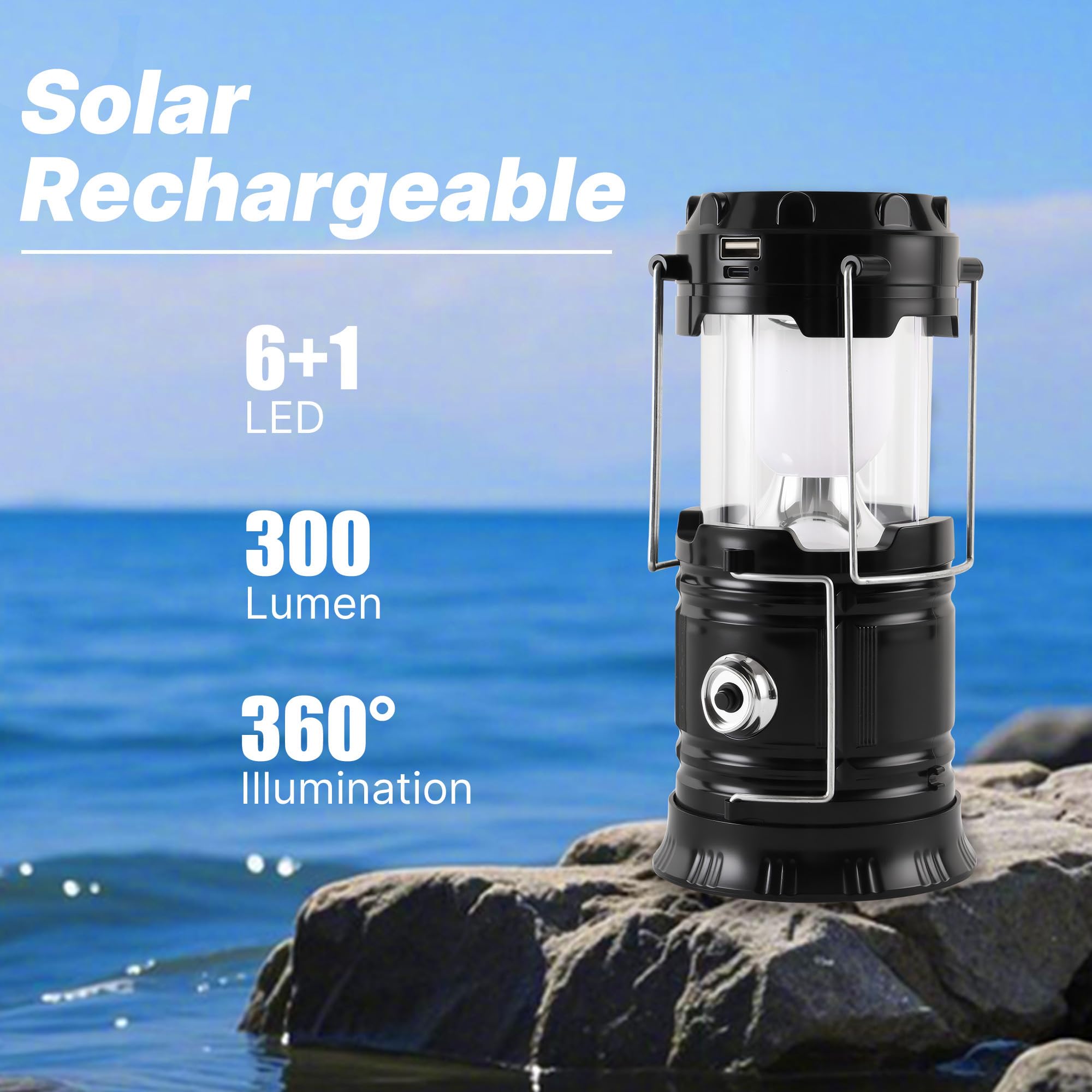 Lichamp 2-in-1 flashlight and lantern delivers up to 300 lumens.