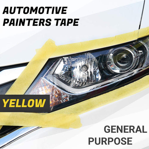 Bulk packaging of Lichamp automotive masking tape for workshop use.
