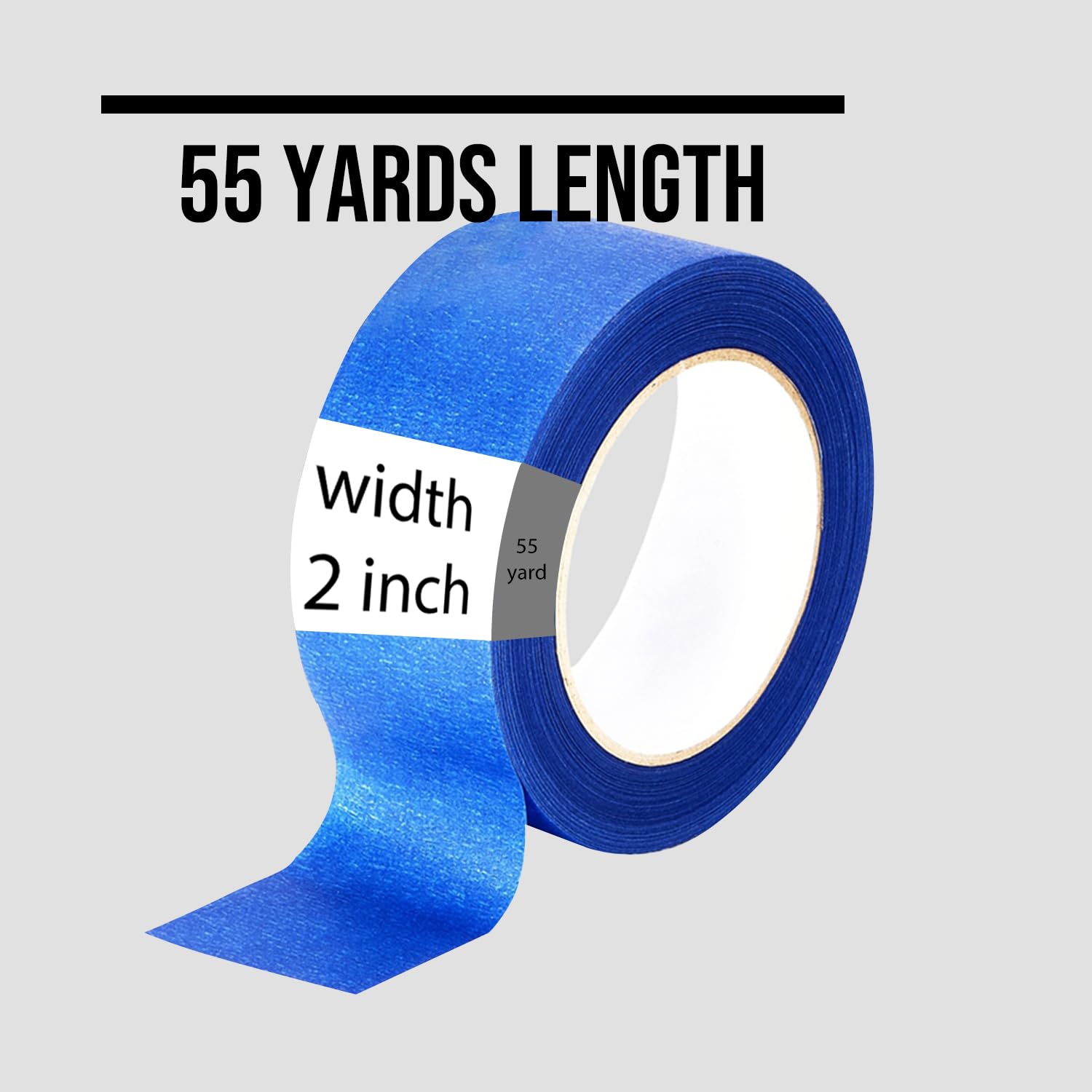 Lichamp blue tape used indoors and outdoors for sharp lines and finish.