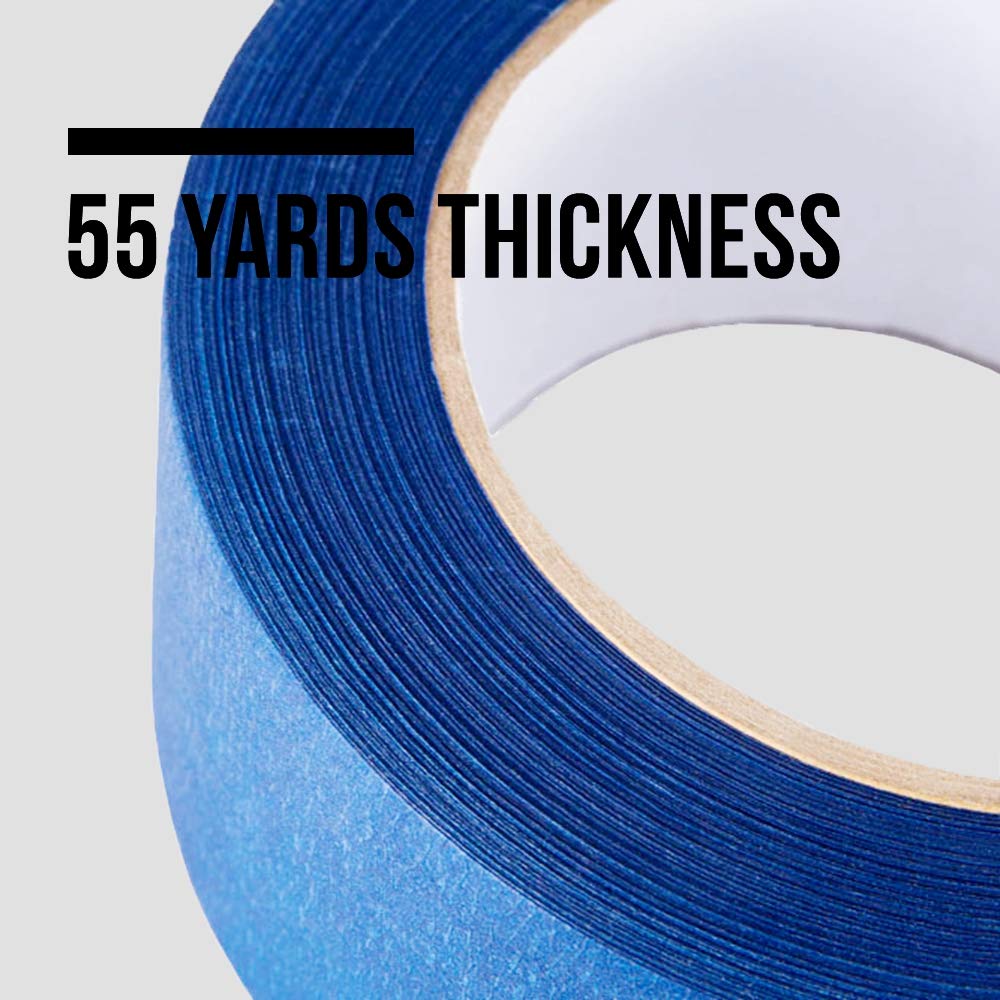 Lichamp blue painter's tape suitable for indoor and outdoor projects.