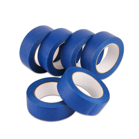 Lichamp blue painters tape wide roll for precise masking on walls and trim.