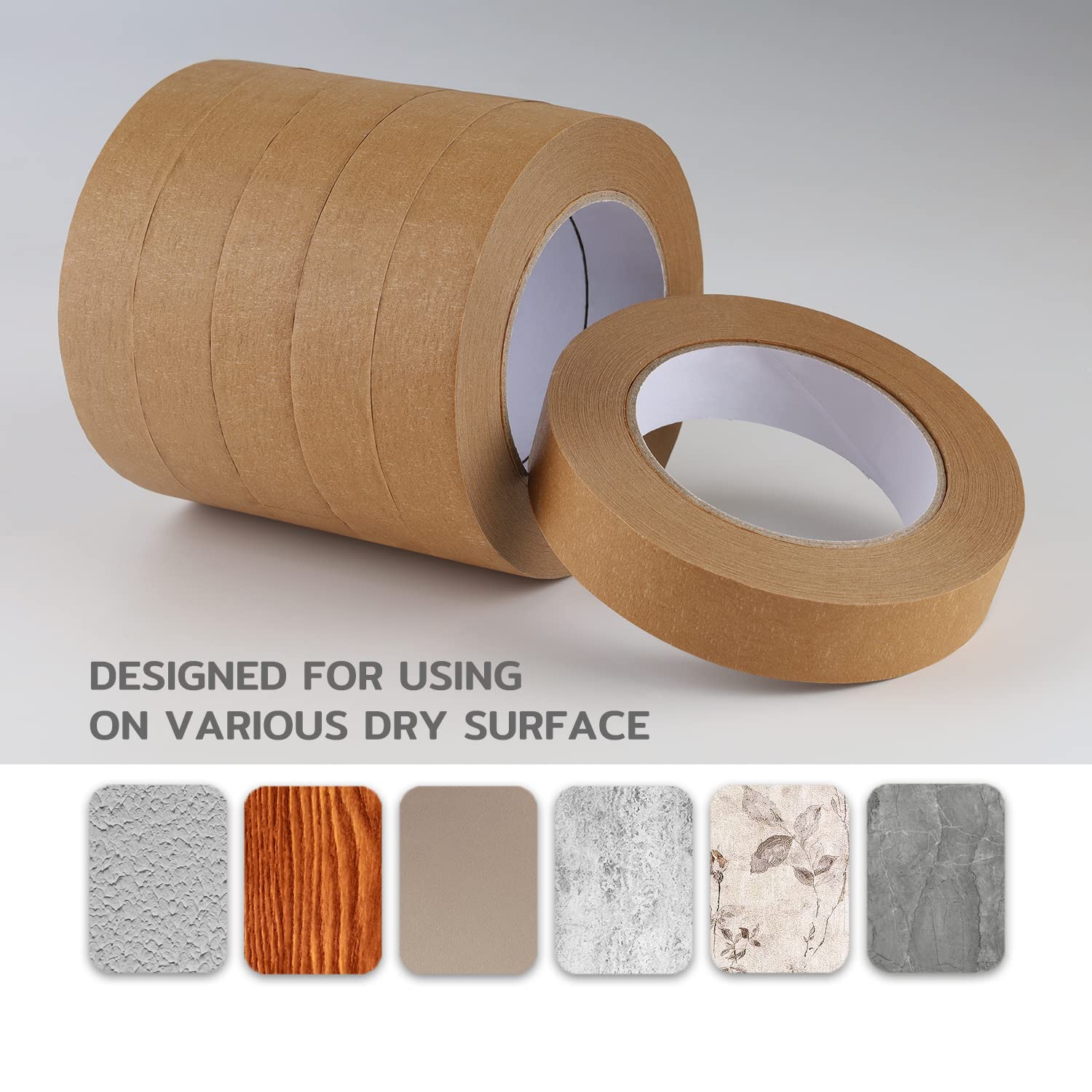 Lichamp brown tape for indoor and outdoor use with temperature tolerance