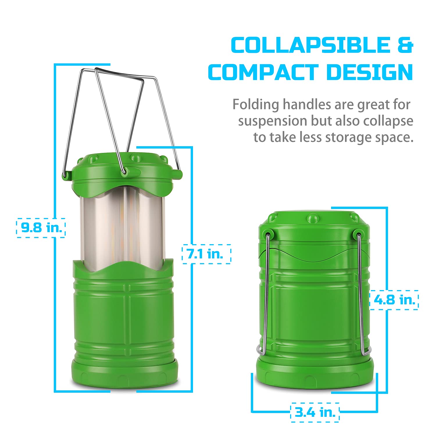 Lichamp collapsible flameless candles and tea lights for portable ambience