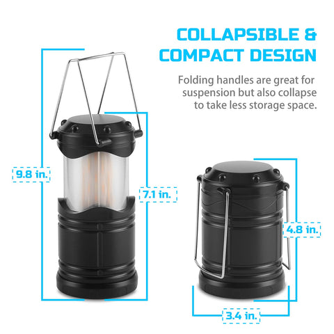 Lichamp collapsible lantern with flameless mode offers safe, compact light on hikes.