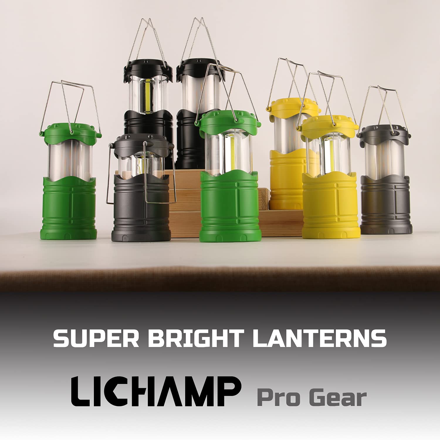 Lichamp emergency-kit compatible lanterns for outages and critical moments