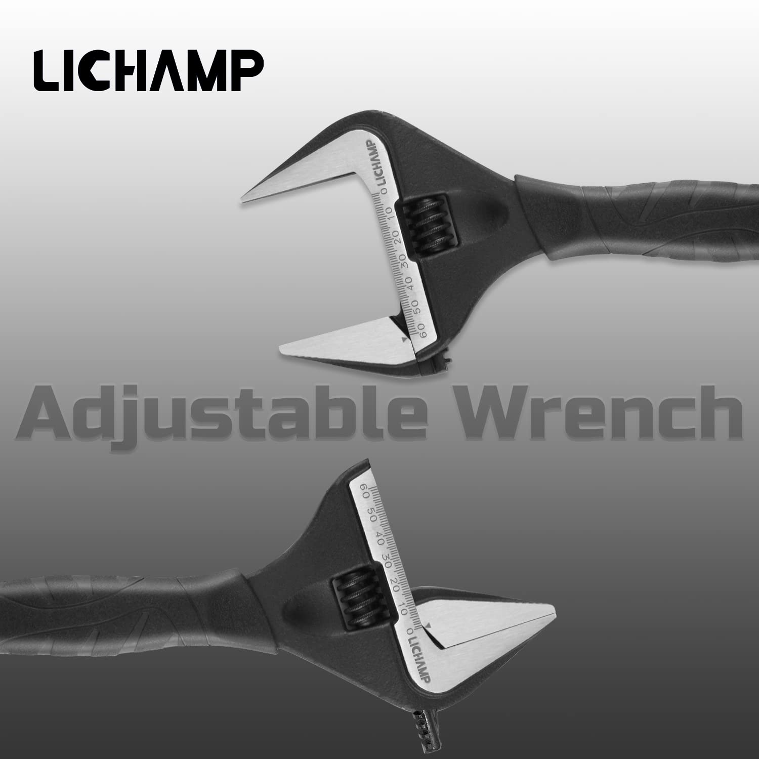 Lichamp etched measurements show quick sizing at a glance.