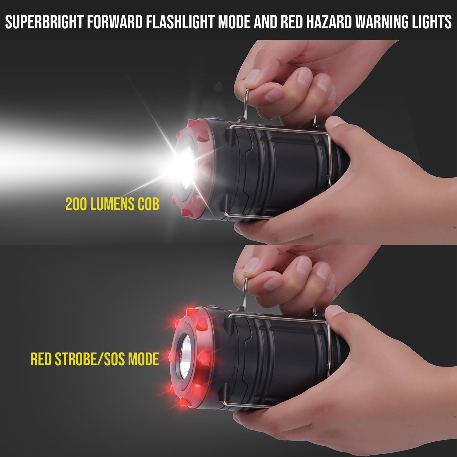 Lichamp compact 4-in-1 lantern and flashlight for outdoor versatility.