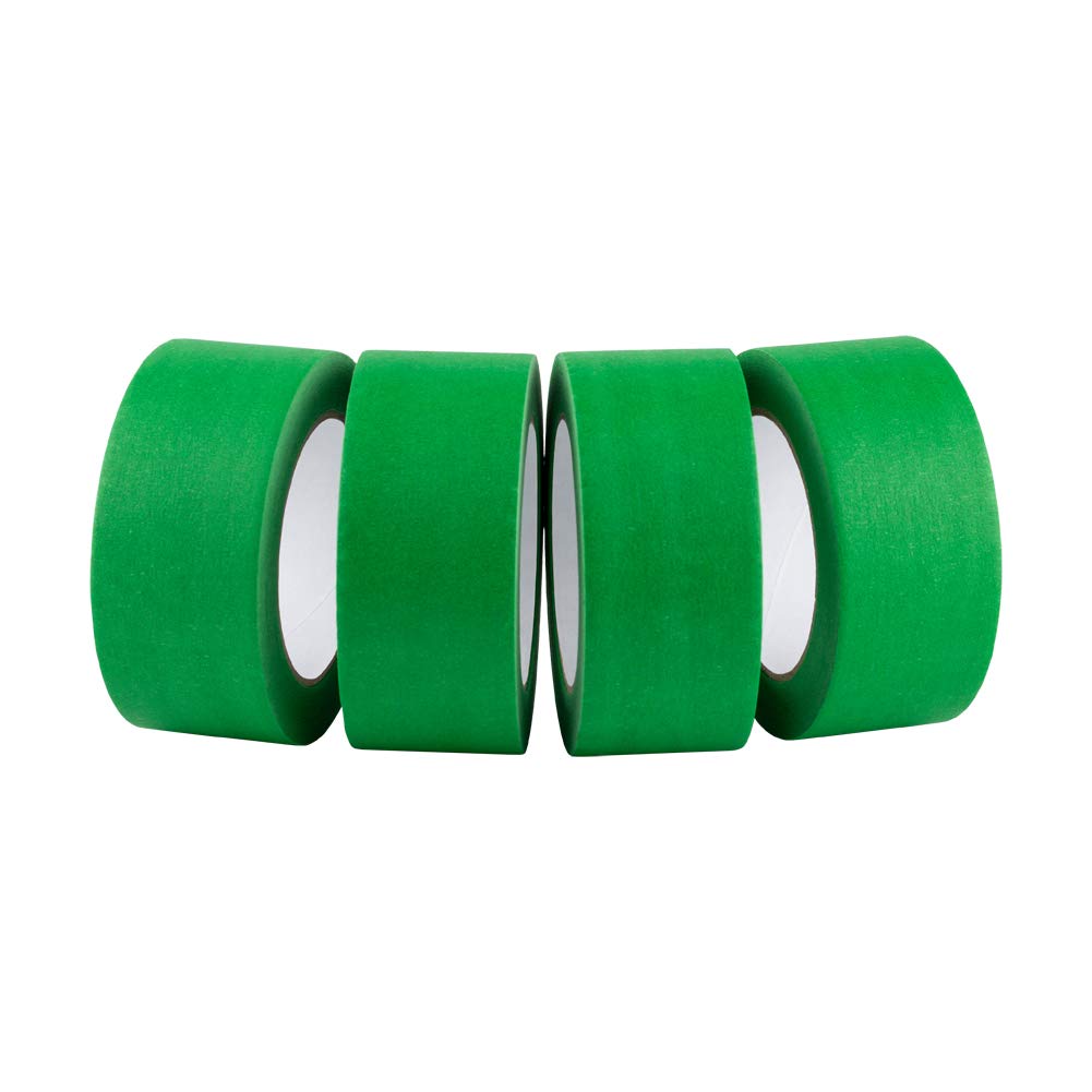 Lichamp green painter's tape suitable for indoor and outdoor use with strong adhesion.