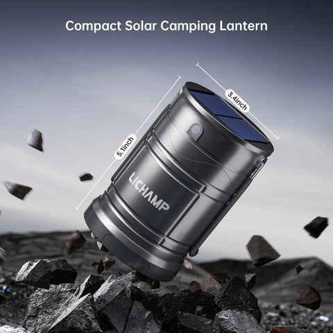 Lichamp lantern mode 1: 600 lumens bright white for visibility.