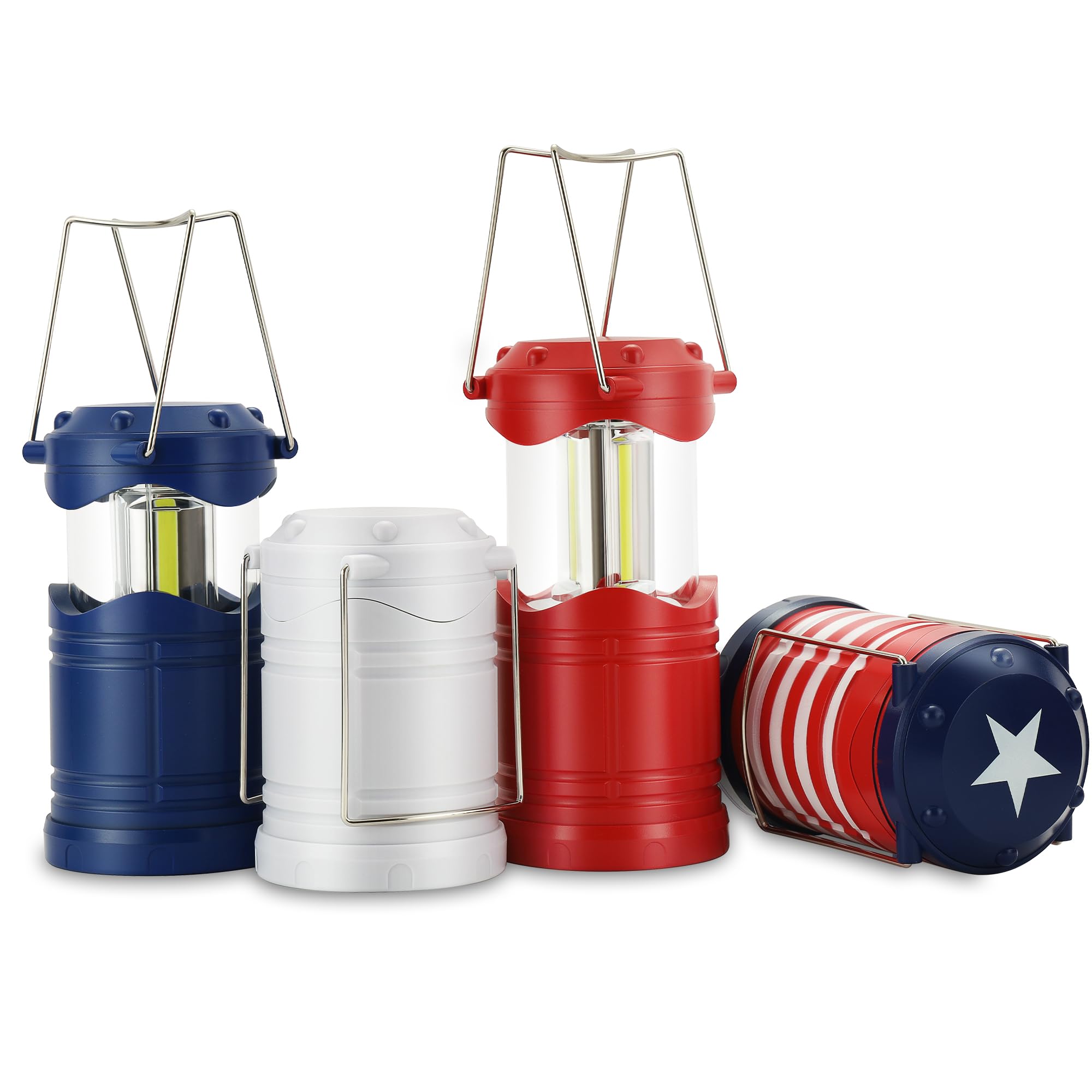 Lichamp LED camping lantern, 4-pack, provides bright 360-degree lighting for outages.