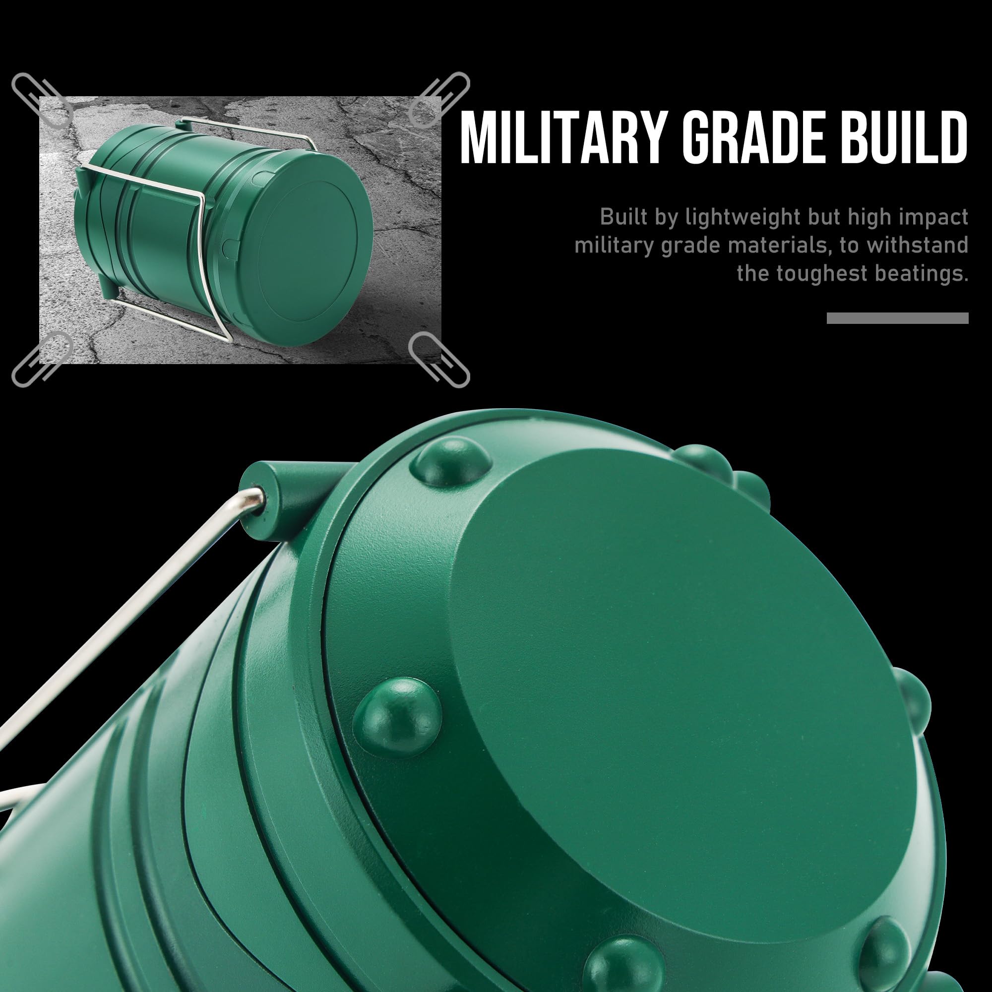 Lichamp LED camping lantern as emergency lighting for outages, camping, or attic/garage use.