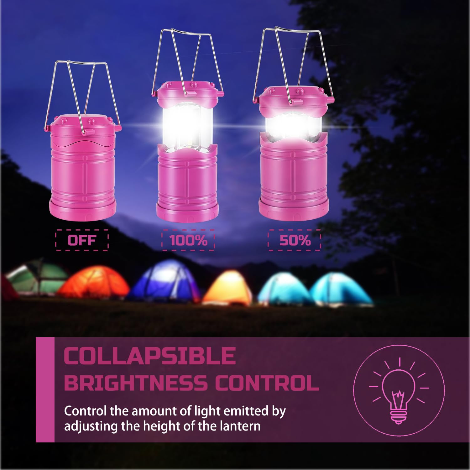 Lichamp lantern with accessible battery compartment for quick replacements