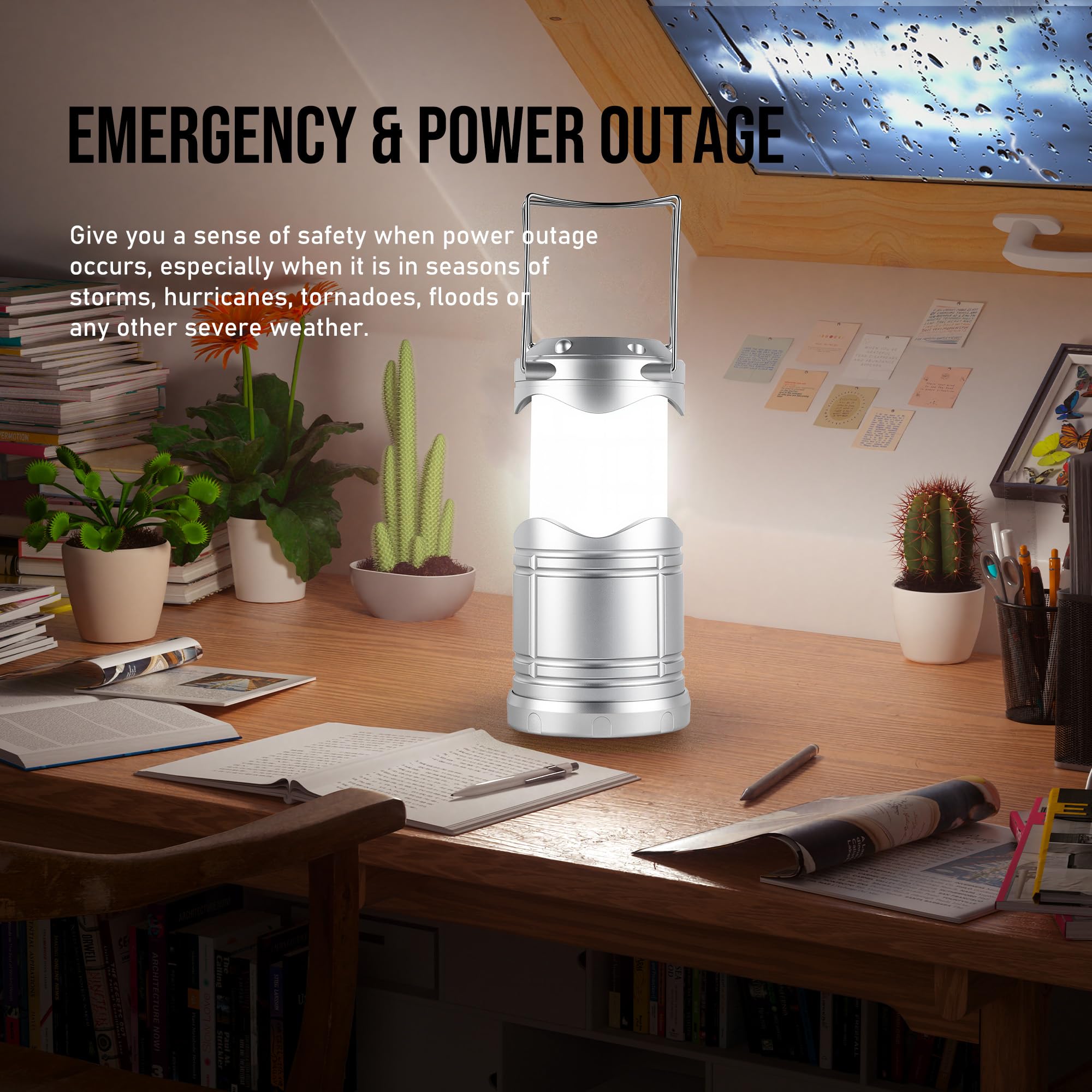 Lichamp lantern showcasing COB technology for bright even illumination