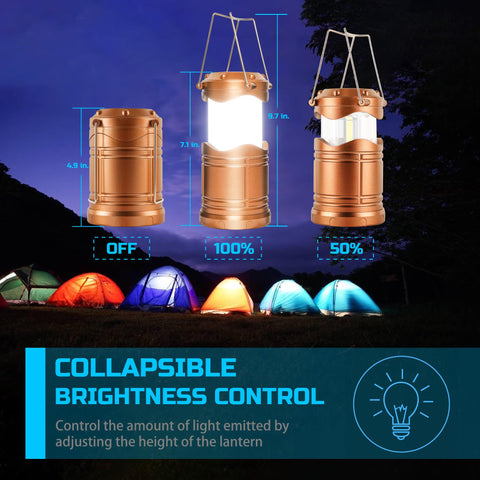 Lichamp lantern rugged military-grade shell withstands outdoor use and minor shocks.