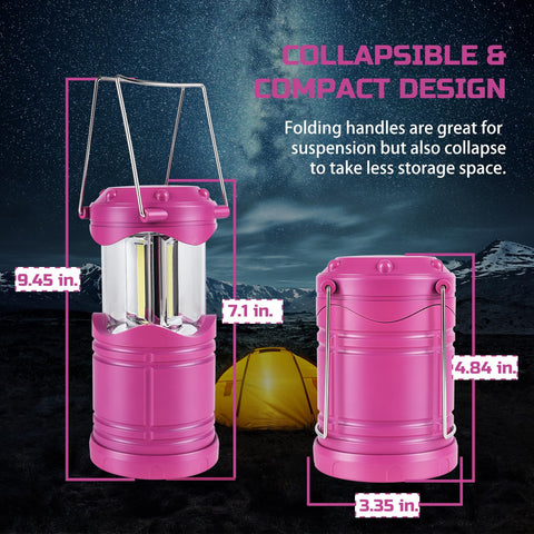 Lichamp LED lantern in collapsible design for easy storage