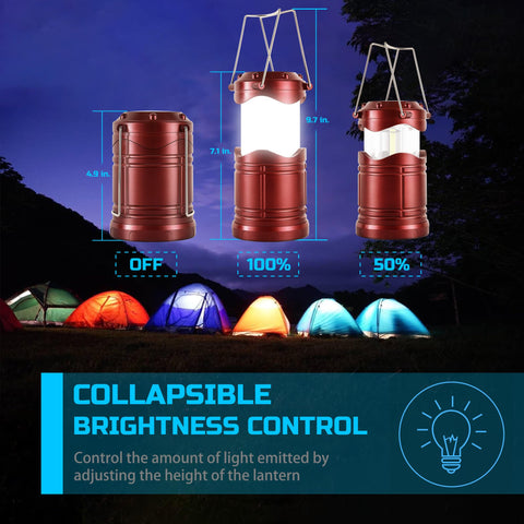 Durable military-grade body withstands bumps during camping.