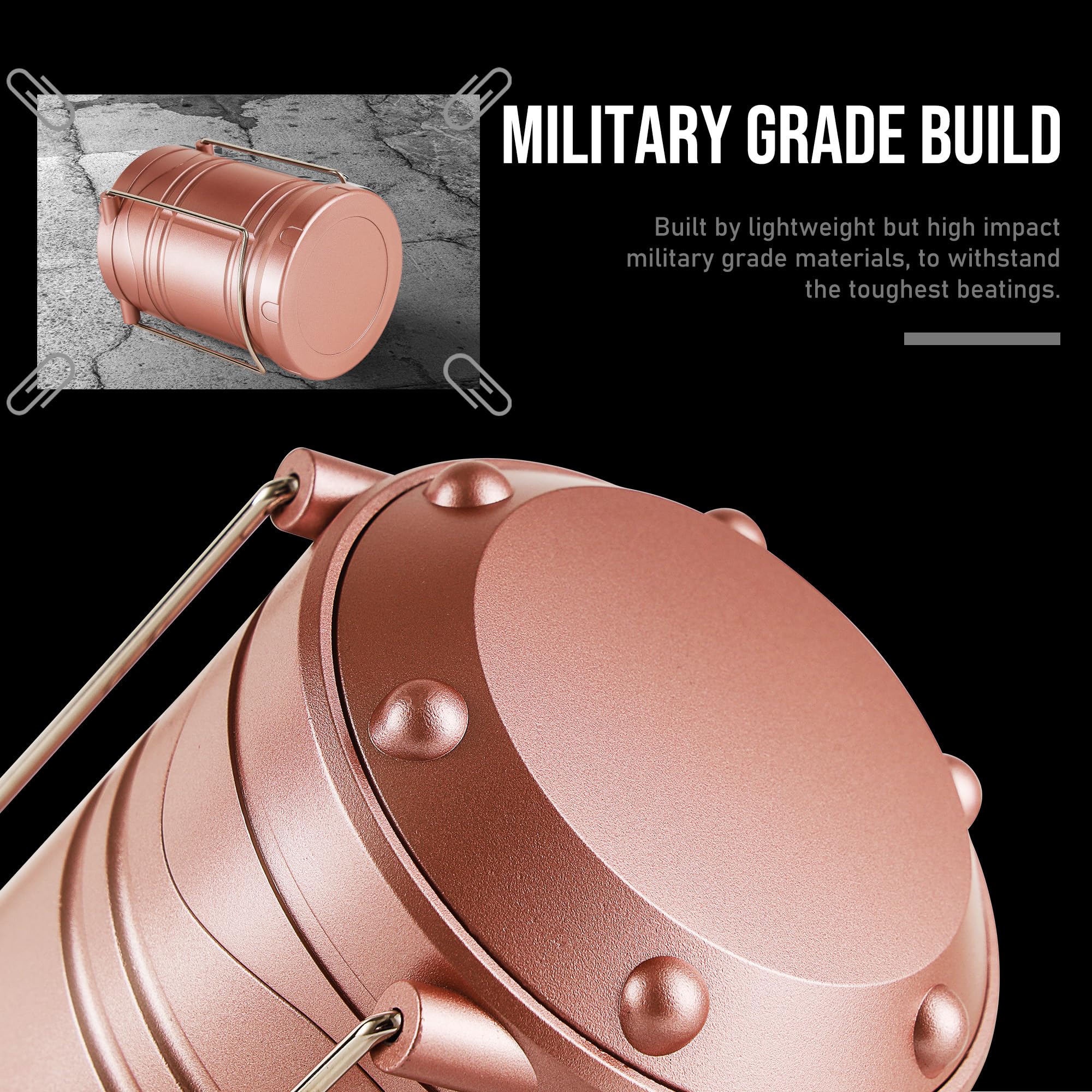 Lichamp lantern is lightweight and portable for quick carry.