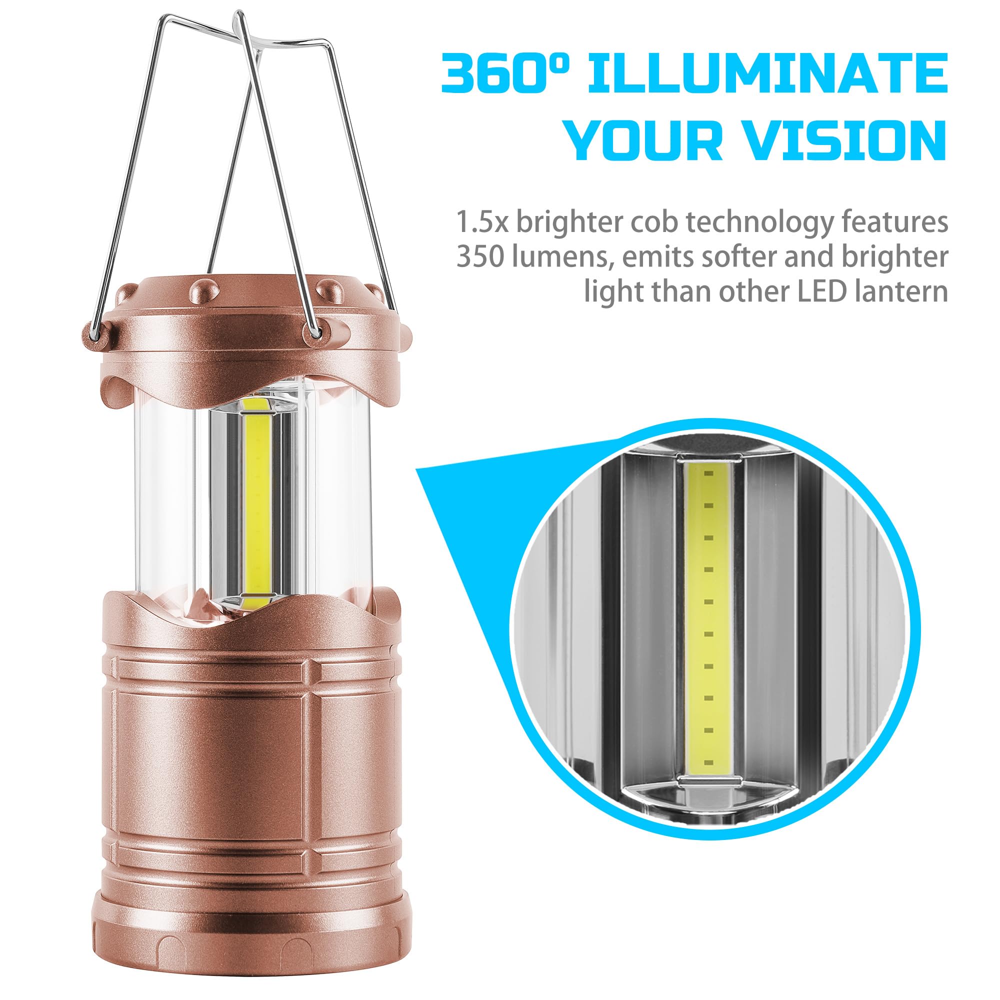 Lichamp lantern built with military-grade plastic for rugged outdoor use.