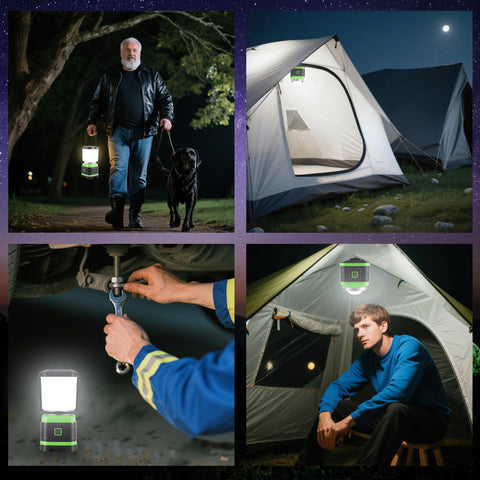 Lichamp lantern 2-pack for extra lighting at home or on the road