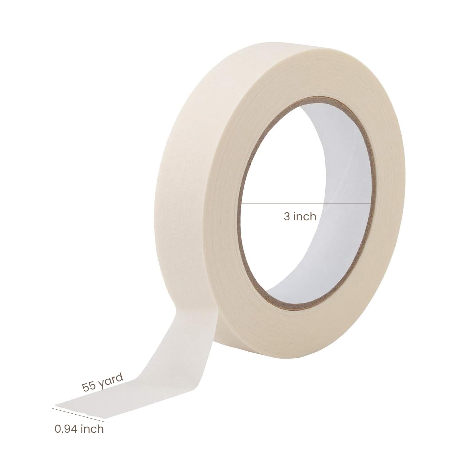 Lichamp masking tape edge adhesion test showing strong stick without residue.