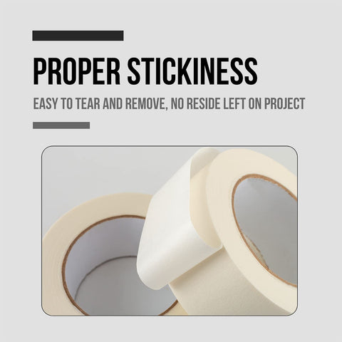 Lichamp masking tape wide no-residue removal ideal for painting cleanup.