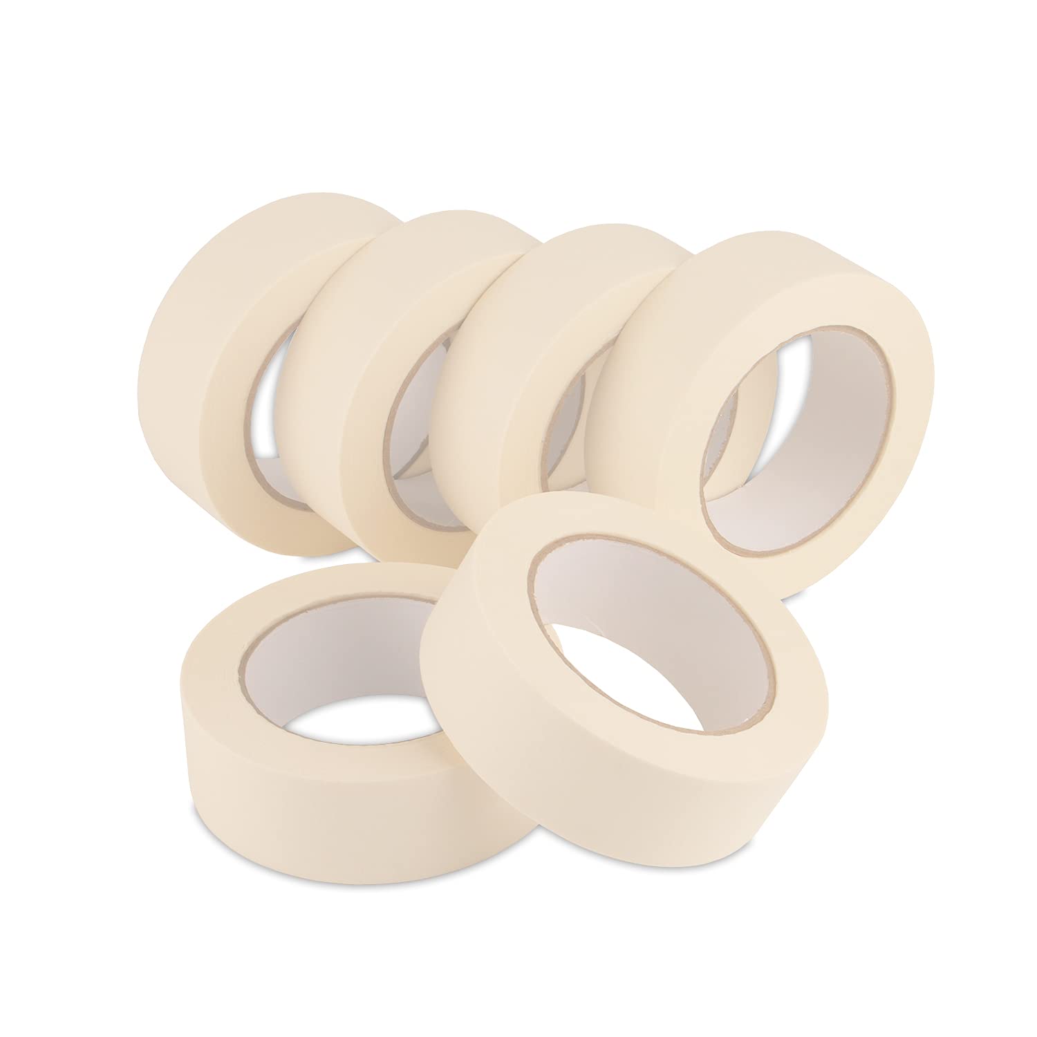 Lichamp masking tape wide 1.5 inch roll on surface showing strong adhesion for painting.