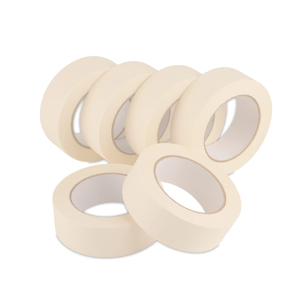 Lichamp masking tape wide 1.5 inch roll on surface showing strong adhesion for painting.