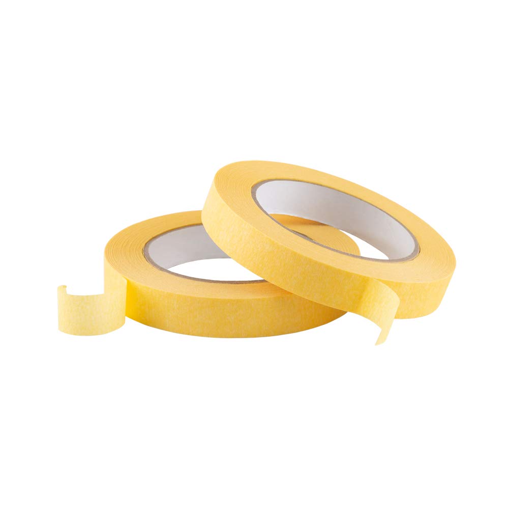 Lichamp masking tape tears easily and removes cleanly without residue.