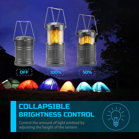 Lichamp military-grade durable plastic lantern withstands bumps and weather