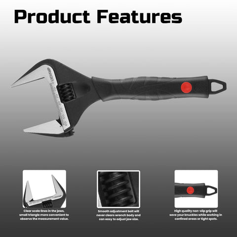 Lichamp non-slip grip reduces knuckle scrapes.