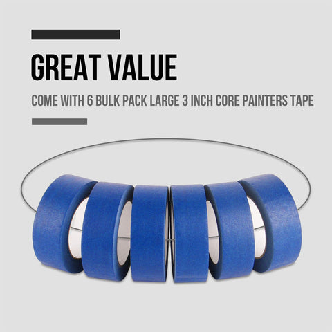 Lichamp bulk six-roll pack for large painting projects.