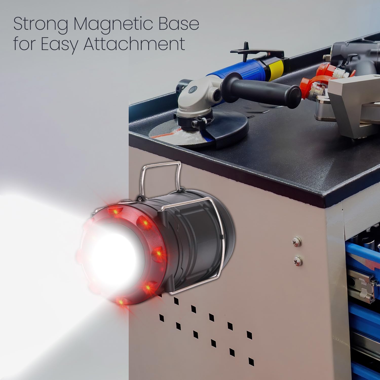 Lichamp red warning light with SOS mode enhances visibility in emergencies.
