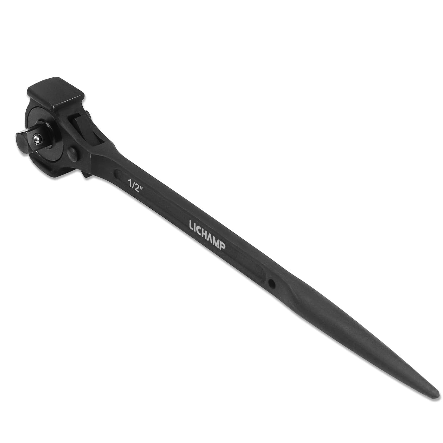 Lichamp spud ratchet wrench with hammer head for precise tightening on site