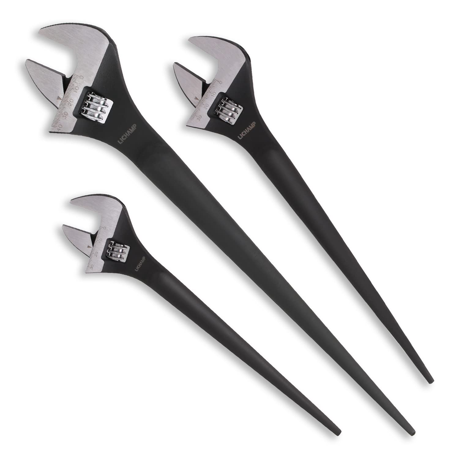 Lichamp 10in adjustable spud wrench for versatile bolt alignment during ironwork