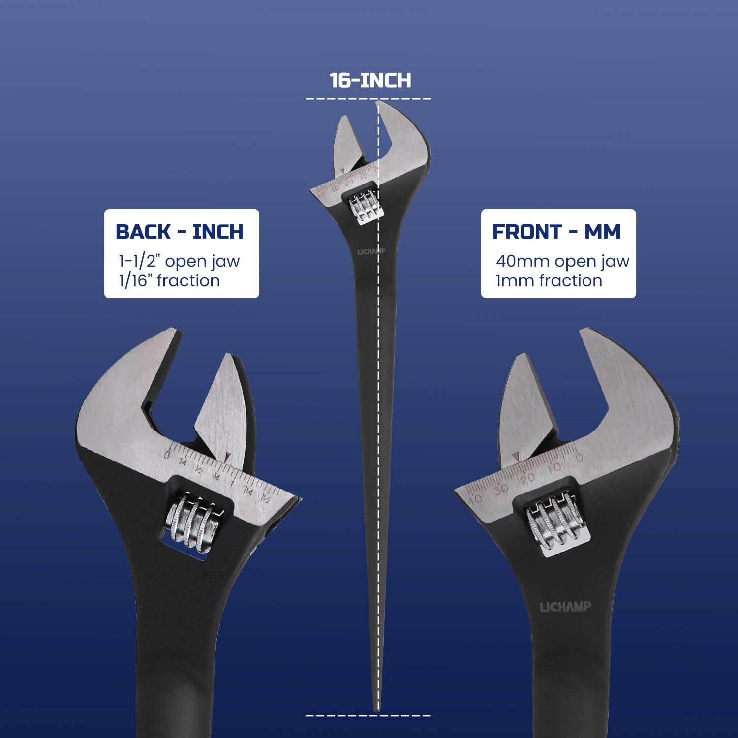 Lichamp extended-handle spud wrench provides greater leverage for stubborn fasteners