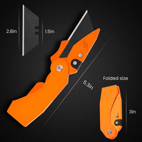 Lichamp stainless steel handle provides secure, non-slip grip.