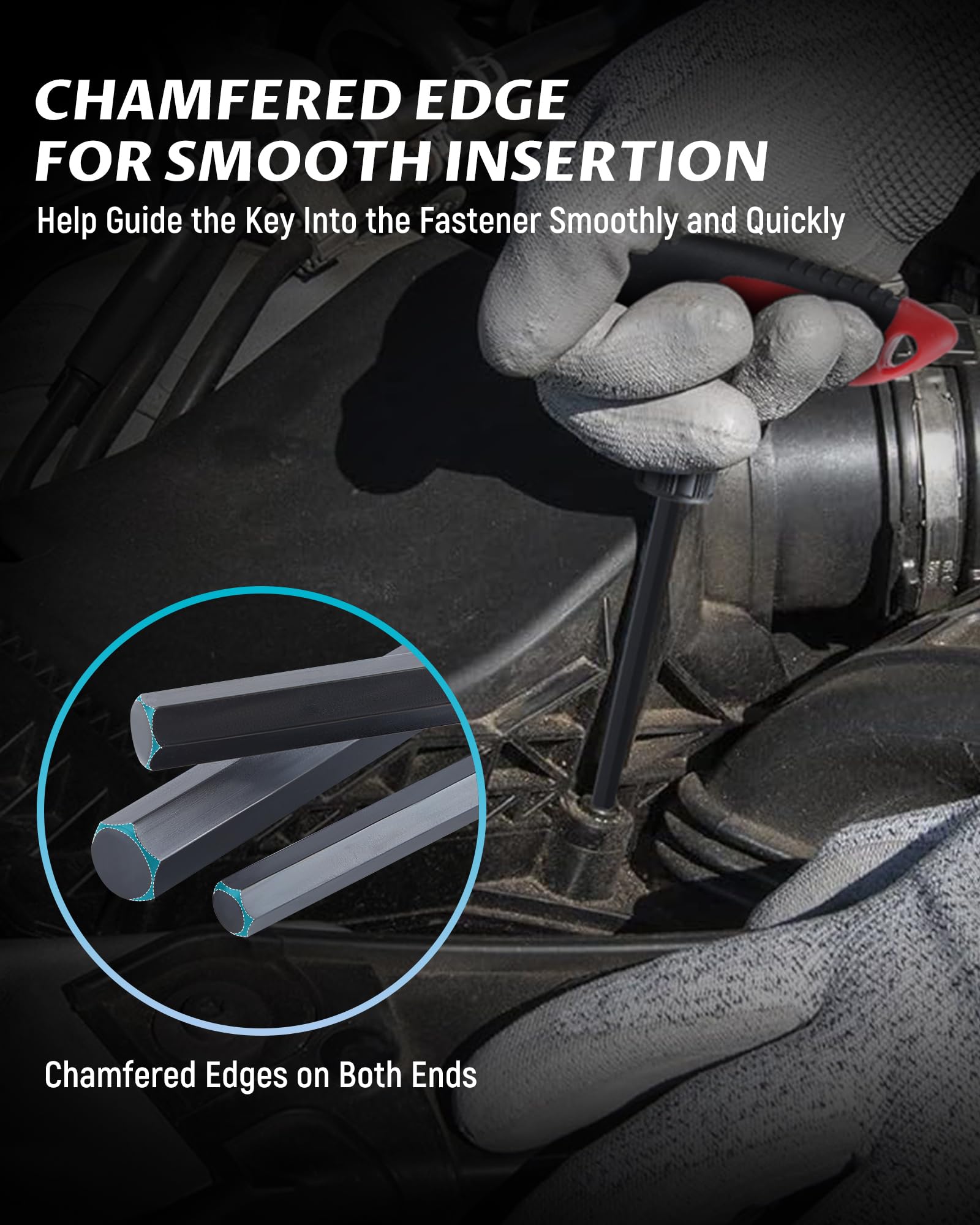 Lichamp durable alloy steel with black anti-rust finish.