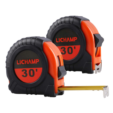 Lichamp 29.5 ft retractable tape measure for quick room layouts.