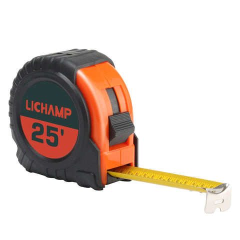 LICHAMP six-pack bulk tape measures for affordable replacements and bulk projects.