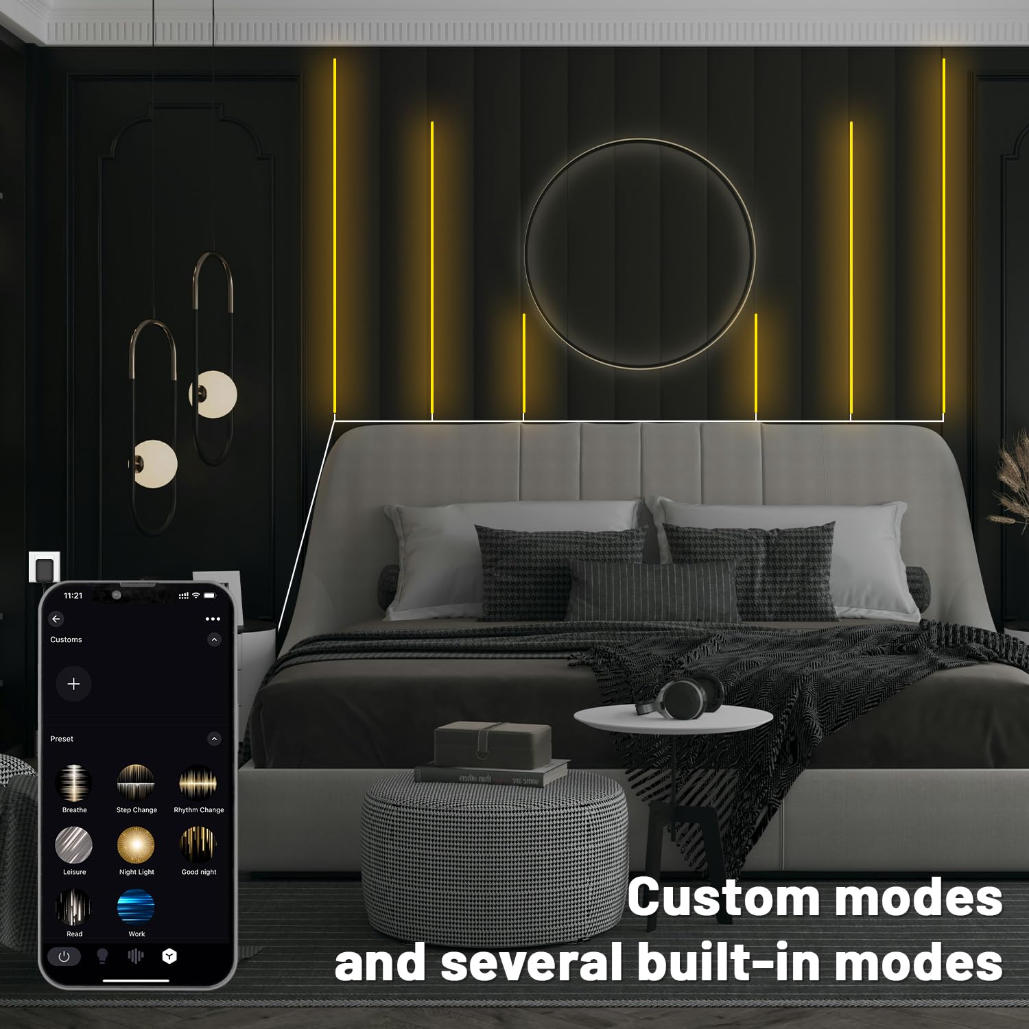 Lichaser compatible with Alexa and Google for hands-free control