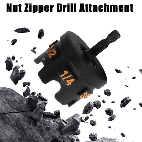LICIENGCE Nut Zipper close‑up showing durable shell and core