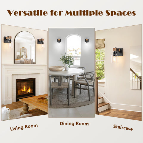 Licperron indoor wall lights versatile for bedrooms, hallways, or dining areas.