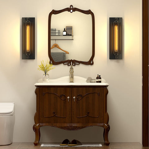 Licperron wall light enhances bar, restaurant, or hallway ambience.