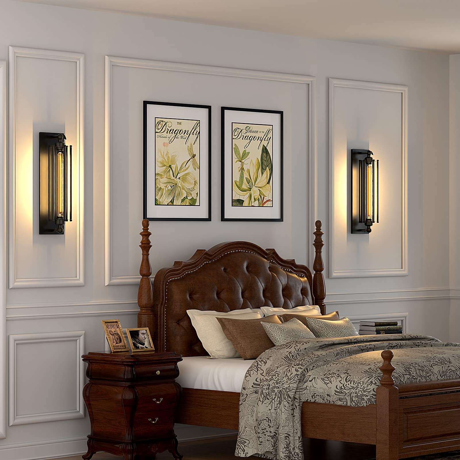 UL-approved Licperron sconce badge indicates safety compliance.