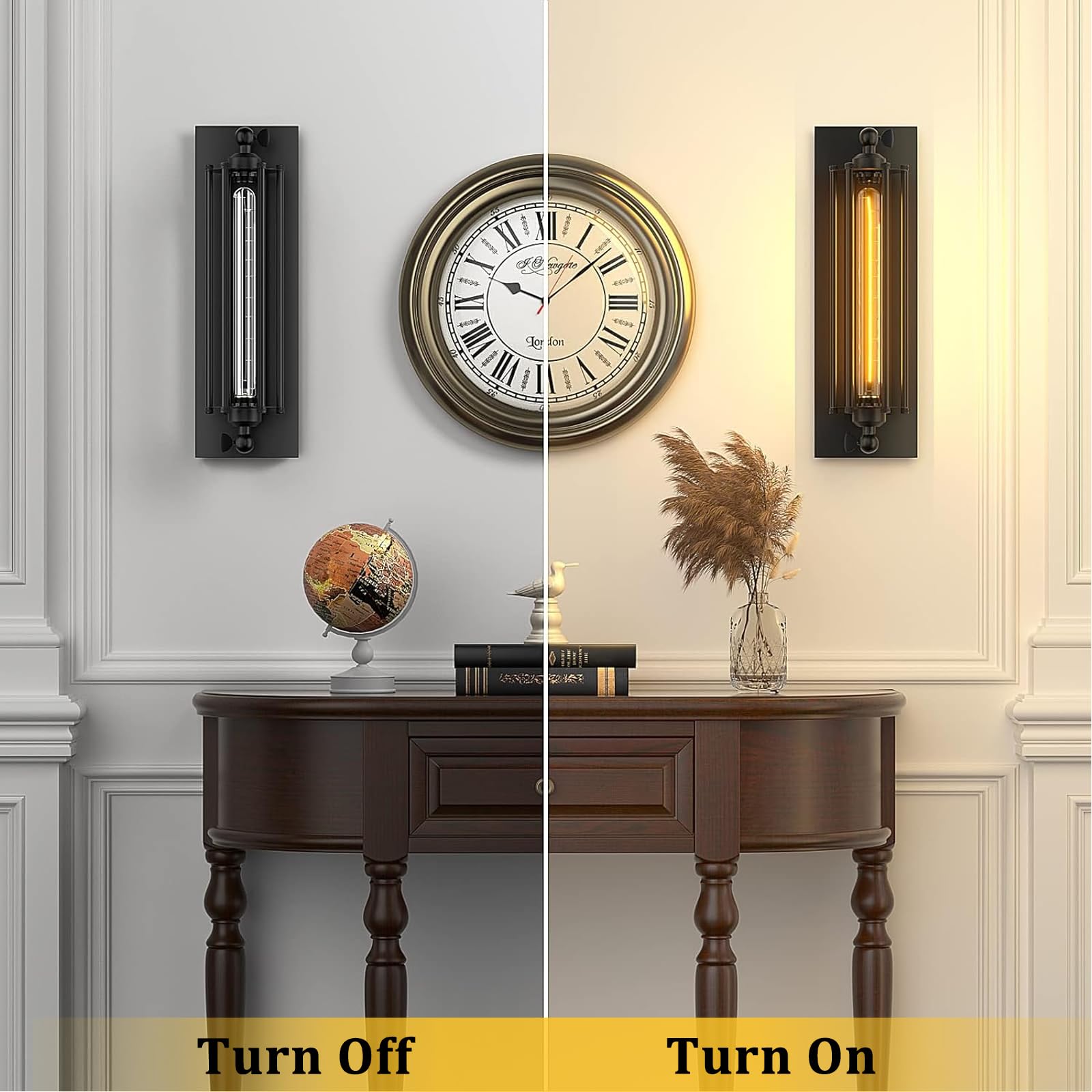 Licperron wall light mounted with standard bracket for easy installation.